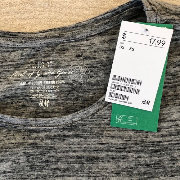 H&M Women’s Grey Jersey Dress - NWT XS - Picture 3 of 5